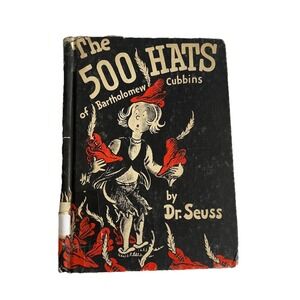 The 500 Hats of Bartholomew Cubbins by Dr. Seuss – 1968 Scholastic Edition -RARE
